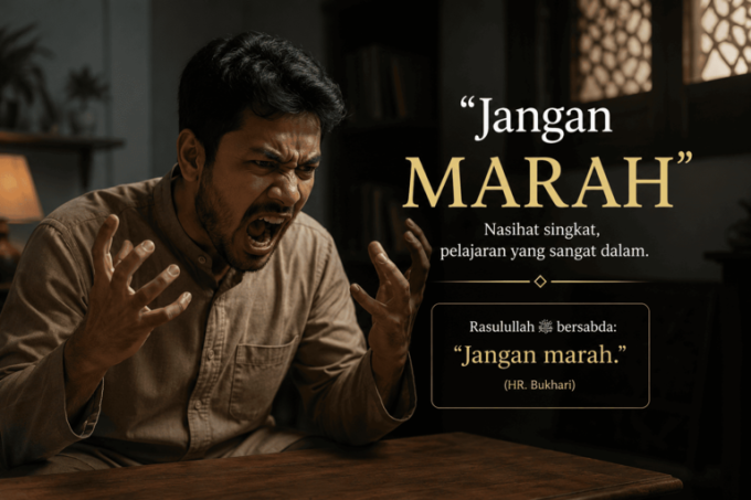 “Jangan Marah”: Hadis Singkat yang Mengajarkan Cara Mengendalikan Emosi